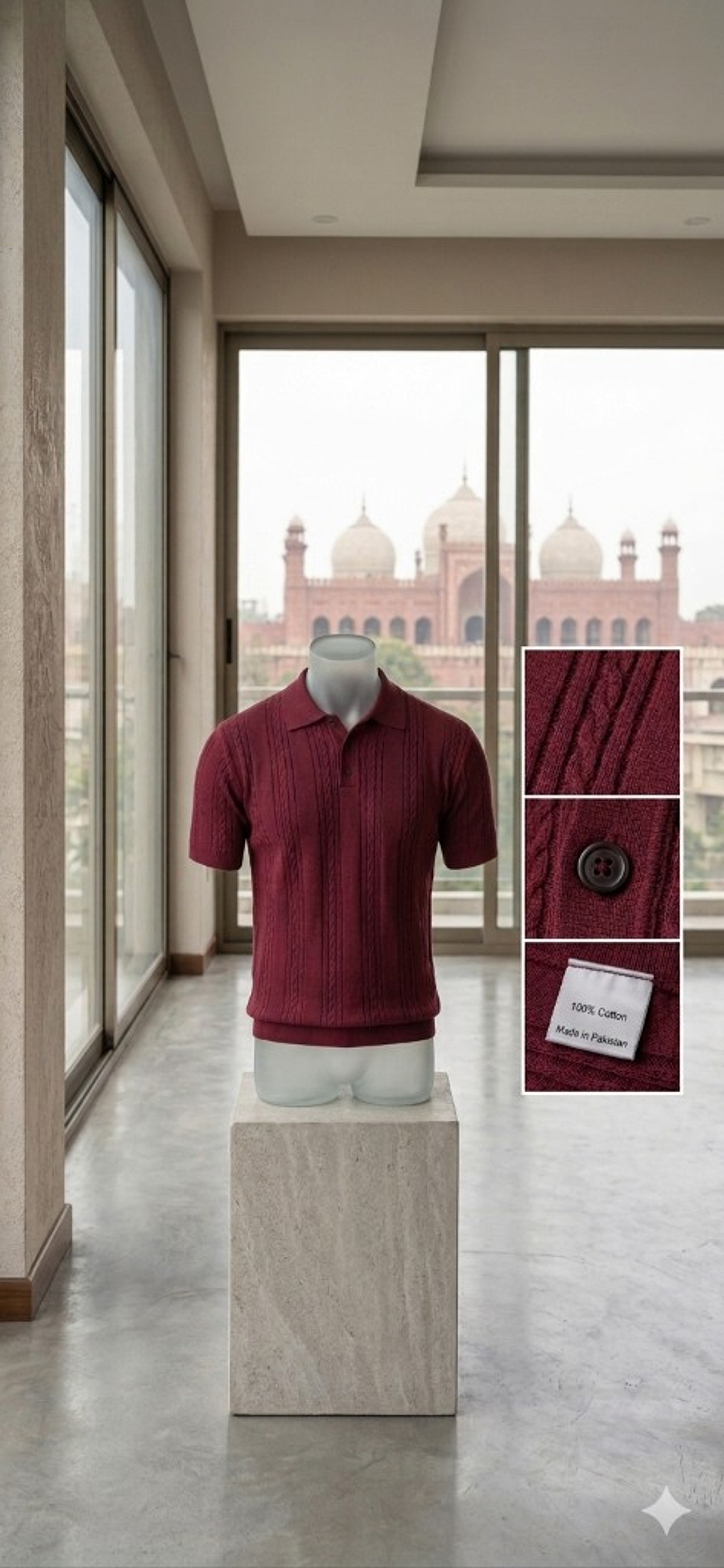 Cable-Knit Polos